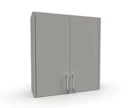 Szafki łazienkowe - SZAFKA ŁAZIENKOWA WISZĄCA SZAFKA DO ŁAZIENKI ZUZIA 62 / 56 / 20 CM SZARY - miniaturka - grafika 1