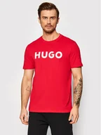 Koszulki męskie - Hugo T-Shirt Dulivio 50467556 Czerwony Regular Fit - miniaturka - grafika 1