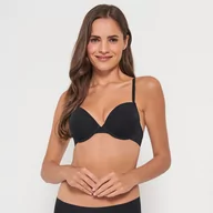 Biustonosze - Sinsay - Biustonosz push-up - Czarny - miniaturka - grafika 1