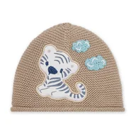 Czapki dla dzieci - Czapka United Colors Of Benetton 6V22AA007 Beżowy - miniaturka - grafika 1