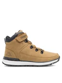 Buty dla chłopców - Kappa Trzewiki Logo Astos 371B8CW-B83 Brązowy - miniaturka - grafika 1