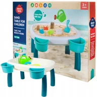 Zabawki do piasku - Piaskownica Dla Dzieci Stolik Edukacyjny 2W1 Stół Wodny Plac Zabaw - miniaturka - grafika 1
