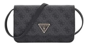 Guess Noelle XBODY Flap Organizer, Torba damska, Coal Logo, Unikalna, Coal Logo - Torebki damskie - miniaturka - grafika 1