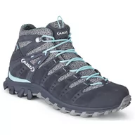Buty trekkingowe damskie - Buty damskie Aku Alterra Lite Mid Ws GTX Rozmiar butów (UE): 39,5 / Kolor: szary/niebieski - miniaturka - grafika 1
