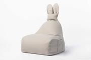 Krzesełka i taborety dla dzieci - Puf Funny Bunny Beżowy - miniaturka - grafika 1