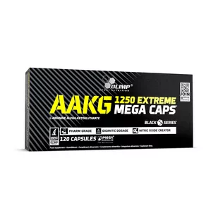 L-Arginina Olimp AAKG 1250 Extreme Mega Caps® - 120 Kapsułek - Przedtreningówki - miniaturka - grafika 1