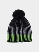 Czapki dla dzieci - 4F Czapka zimowa chłopięca - zielona Uniwersalny - miniaturka - grafika 1