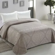 Narzuty - AmeliaHome AmeliaHome - Narzuta dwustronna - Ornament - Szary 170x270 cm - miniaturka - grafika 1