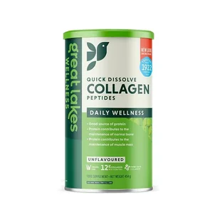 GREAT LAKES WELLNESS Quick Dissolve Collgen Peptides - Kompleks peptydów kolagenowych (454 g) - Witaminy i minerały - miniaturka - grafika 1