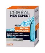 Kosmetyki do pielęgnacji twarzy męskie - Loreal Paris Paris Men Expert Hydra Energetic Woda po goleniu Ice Impact 100 ml - miniaturka - grafika 1