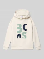 Swetry dla chłopców - Bluza z kapturem o kroju regular fit z mieszanki bawełny - miniaturka - grafika 1