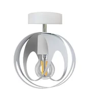 Lampy sufitowe - Lampex Ringo lampa sufitowa 1-punktowa biała LPX0098/1P - miniaturka - grafika 1