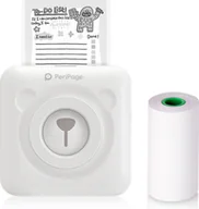 Drukarki - OWSOO PeriPage Mini Pocket Wireless BT Thermal Printer biała - miniaturka - grafika 1