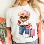 Koszulki i topy damskie - Wakacyjna koszulka damska - miniaturka - grafika 1