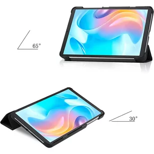 Etui z klapką obudowa Alogy Book Cover do Realme Pad Mini 8.7 Czarny + Szkło - Etui do tabletów - miniaturka - grafika 2