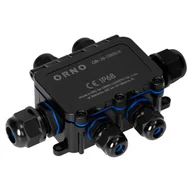 Puszki elektryczne i akcesoria - Puszka instalacyjna natynkowa Heavy-Duty czarna OR-JB-13815/6 82 x 69 x 39 mm IP86 Orno - miniaturka - grafika 1