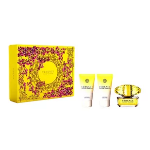 Versace Yellow Diamond zestaw - woda toaletowa  50 ml + balsam do ciała  50 ml + żel pod prysznic 50 ml - Zestawy perfum damskich - miniaturka - grafika 1