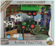 Samochody i pojazdy dla dzieci - Mała Farma Traktor Przyczepa Figurki Zwierzątka - miniaturka - grafika 1