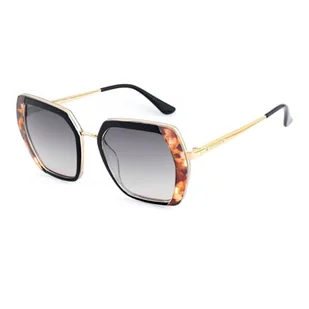 Guess Okulary przeciwsłoneczne damskie GF6174-5201B Ø 52 mm - Okulary przeciwsłoneczne - miniaturka - grafika 1