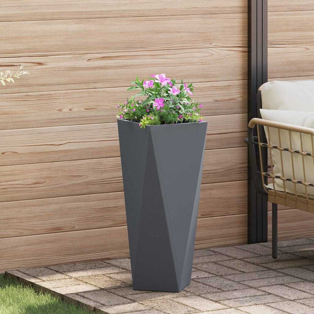 vidaXL Donica Antracyt 30 x 30 x 75 cm Stal