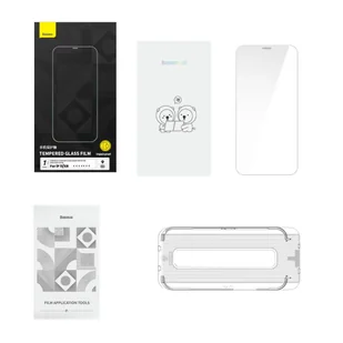 Szkło hartowane Baseus 0.4mm Corning HD Apple iPhone 11/XR z filtrem przeciwpyłowym - Szkła hartowane na telefon - miniaturka - grafika 12