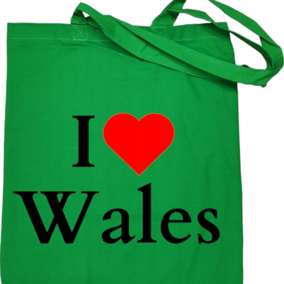 Torba na zakupy nadruk I Love Wales Kocham Walię