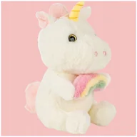Maskotki i pluszaki - Maskotka jednorożec biały pluszak konik dla dziecka - miniaturka - grafika 1