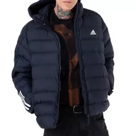 Kurtki i kamizelki sportowe męskie - Kurtka adidas Itavic 3-Stripes Midweight Hooded GT1686 - granatowa - Adidas - miniaturka - grafika 1