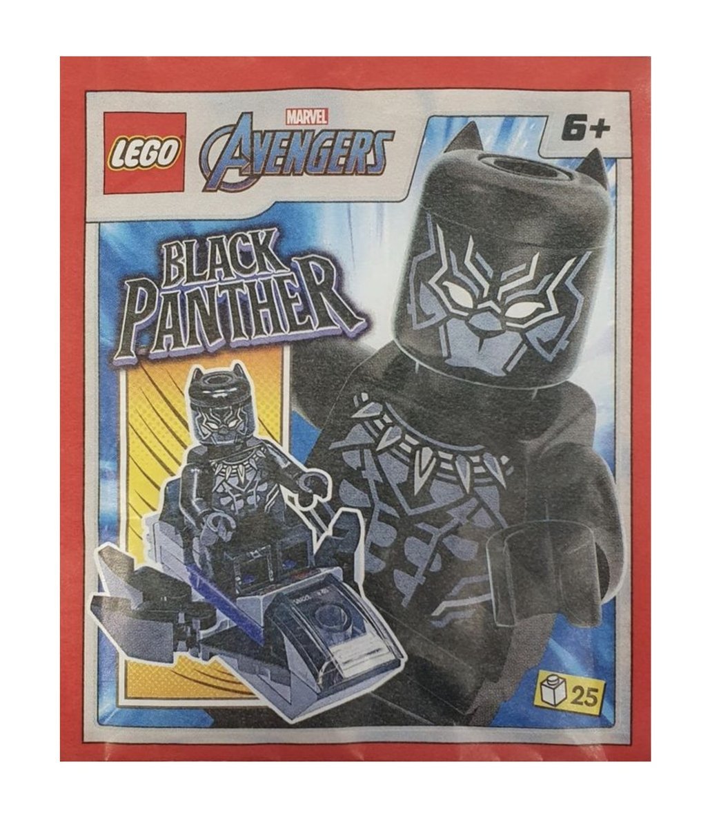 Lego Super Heroes Zestaw - Black Panther With Jet 242316 Polybag Klocki