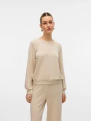 Bluzy damskie - Vero Moda Bluza w kolorze beżowym - miniaturka - grafika 1
