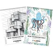 Szkolne artykuły papiernicze - Top-2000 Blok techniczny A4 Creatinio biały 10 kartek 20 szt. - miniaturka - grafika 1