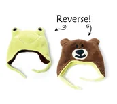 Czapki damskie - FlapJack, Czapka dziecięca, Żabka/Miś, rozmiar L - miniaturka - grafika 1