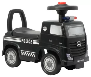 Jeździk Mercedes Actros Policja 3316A Czarny - Jeździki dla dzieci - miniaturka - grafika 1