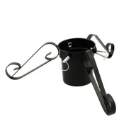 Stojaki choinkowe - Stojak na choinkę czarny 46 x 46 x 14 cm - miniaturka - grafika 1