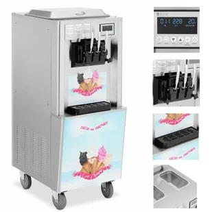 Maszyna do lodów włoskich - 2140 W - 33 l/h - 3 smaki - Royal Catering RCSI-24 - Inne urządzenia gastronomiczne - miniaturka - grafika 1