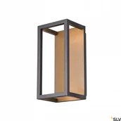 Lampy ogrodowe - SLV QUADRULO WL LED 1005201 kinkiet 1x8W/LED 270lm 3000K IP55 1005201 - miniaturka - grafika 1