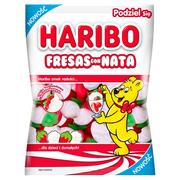 Żelki - Haribo Fresas Con Nata Żelki o smaku truskawkowym i śmietankowym 150 g - miniaturka - grafika 1