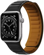 Akcesoria do smartwatchy - Magnetic Strap pasek do Watch 7 41mm magnetyczna opaska bransoleta bransoletka czarny - miniaturka - grafika 1