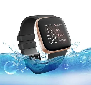 Opaska / Pasek Braders do Fitbit Versa / Versa 2 / Versa Lite czarny - Akcesoria do smartwatchy - miniaturka - grafika 6