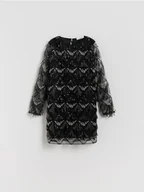 Sukienki i spódniczki dla dziewczynek - Reserved - Sukienka z cekinami - wielobarwny - miniaturka - grafika 1