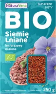 Orzechy i nasiona - NaturAvena Len Brązowy Siemię Lniane 250g - NaturAvena - miniaturka - grafika 1