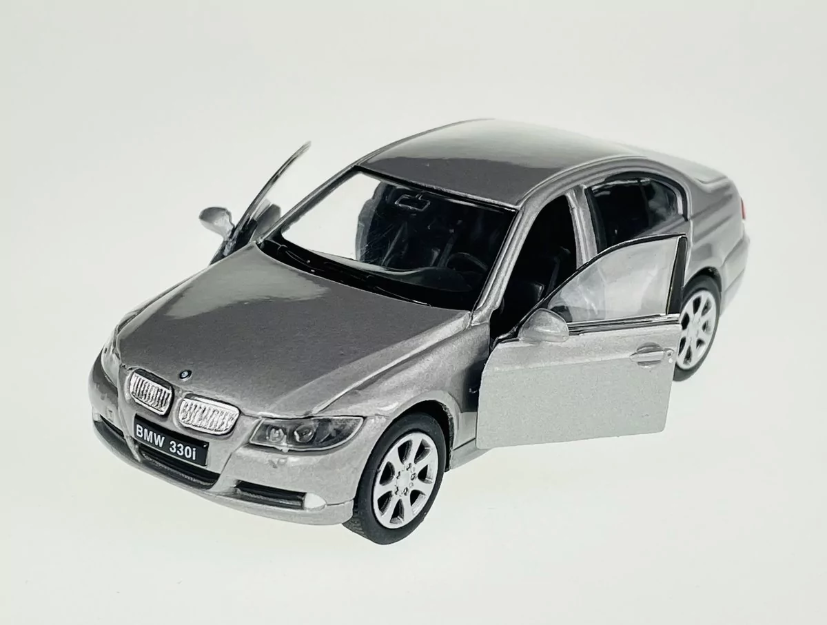 Welly Bmw 330I Srebrny 1:34 Samochód Nowy Metalowy Model