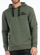 Bluzy męskie - Bluza LONSDALE MAYWICK oliwkowa kaptur-XXL - miniaturka - grafika 1