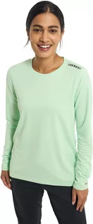 Koszulki i topy damskie - t-shirt damski BURTON BRAND ACTIVE LS Jewel Green - grafika 1