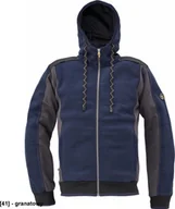 Odzież robocza - CERVA DAYBORO - męska bluza, kaptur, odblaskowe elementy, 55% bawełna, 45% poliester - ciemnobrązowy M - miniaturka - grafika 1