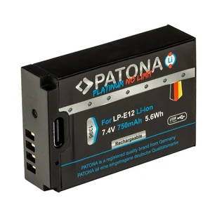 PATONA 1396 bateria do aparatu/kamery Litowo-jonowa (Li-Ion) 750 mAh - Akumulatory do aparatów dedykowane - miniaturka - grafika 1