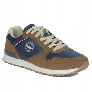 Lee Cooper Sneakersy półbuty męskie LCW-24-03-2334M brąz+granatowy r.43 - Sneakersy męskie - miniaturka - grafika 1