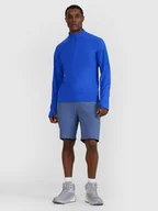 Spodenki męskie - 4F Spodenki trekkingowe 4Way Stretch męskie 4FWSS25TFSHM0877-32S Niebieski Roz. XXL - miniaturka - grafika 1