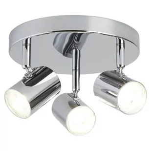 Searchlight Lampa sufitowa LED Rollo, 3-punktowa, chrom - Lampy sufitowe - miniaturka - grafika 1