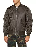 Kurtki męskie - Brandit Męska kurtka MA-1, kurtka bomberka, kurtka lotnicza, antracytowy, L - miniaturka - grafika 1